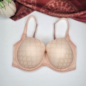 Soma Bra Stunning Support Geo Lace Full Coverage 32DDD NWOT